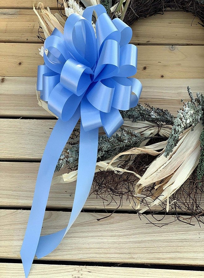 GiftWrap Etc. Baby Gender Reveal Pull Bows - 8" Wide, Set of 6, Baby Shower, Party Decorative Ribbons in Blue and Pink, It's a Boy, It's a Girl, Spring Decor, Birthday, Fundraiser, Easter - Image 2